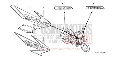 MARKE/STREIFEN (CRF50F4/5) CRF50F4 de 2004